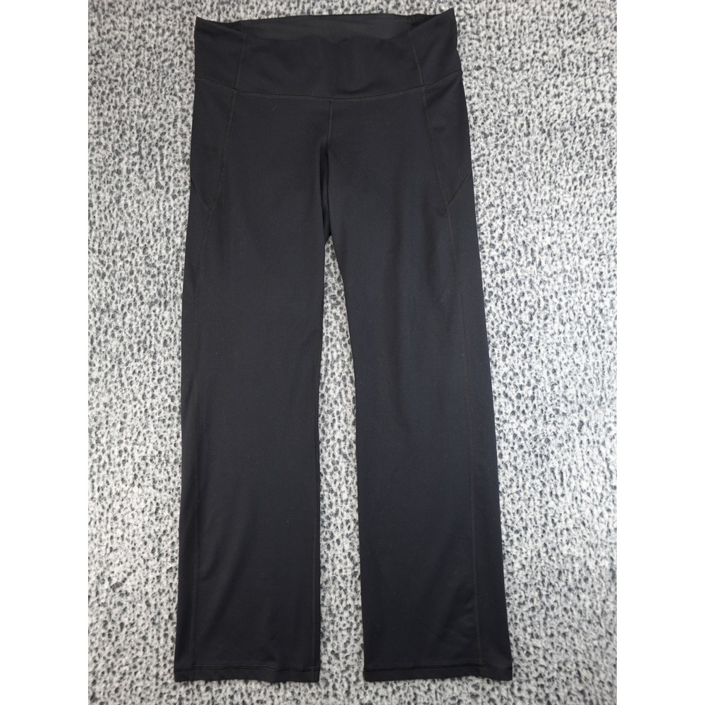 Under Armour Athletic Pants Womens XL Black Good Flare‎ Yoga Workout